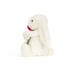 Jollytoy Cream Bunny with Rose