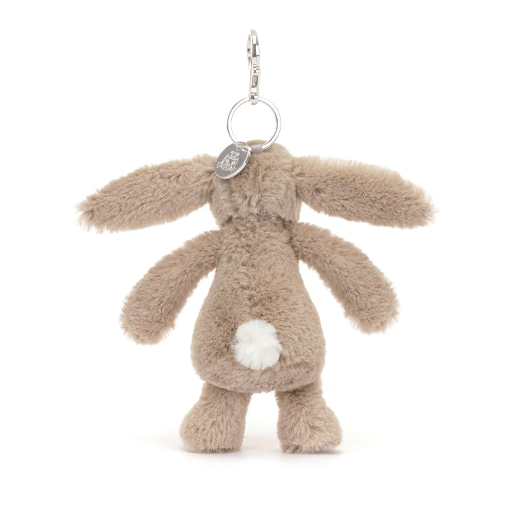Jollytoy Bashful Blossom Beige Bunny 'Petal' Bag Charm