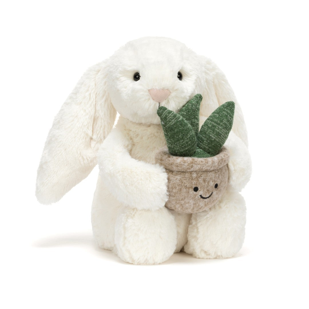 Jollytoy Cream Bunny With Plant