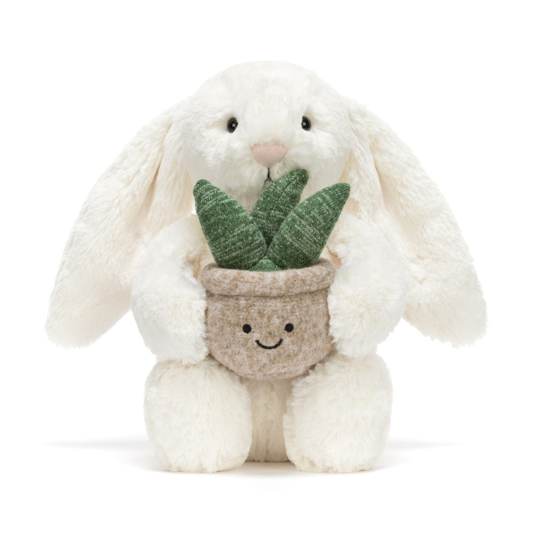 Jollytoy Cream Bunny With Plant