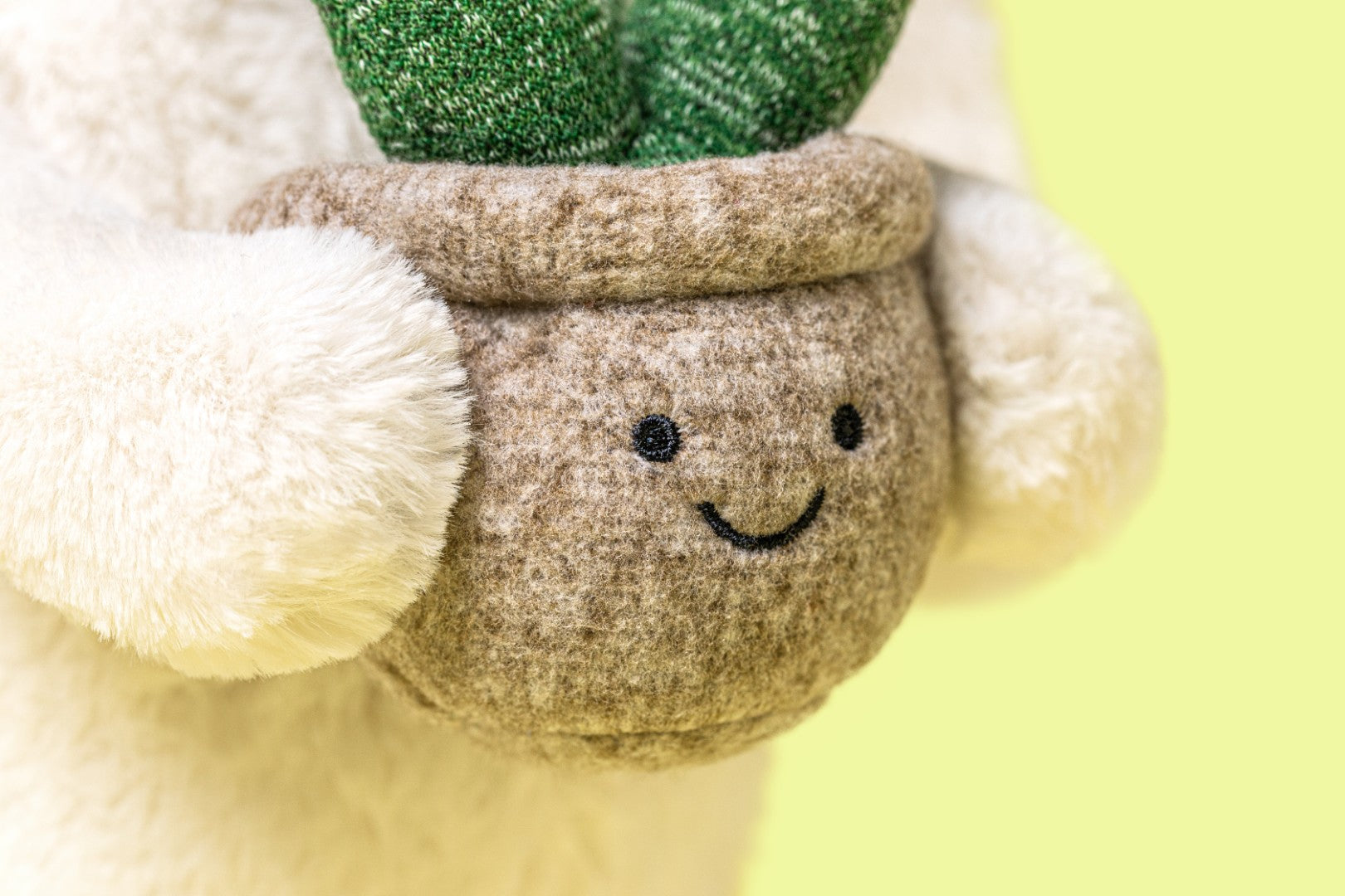 Jollytoy Cream Bunny With Plant