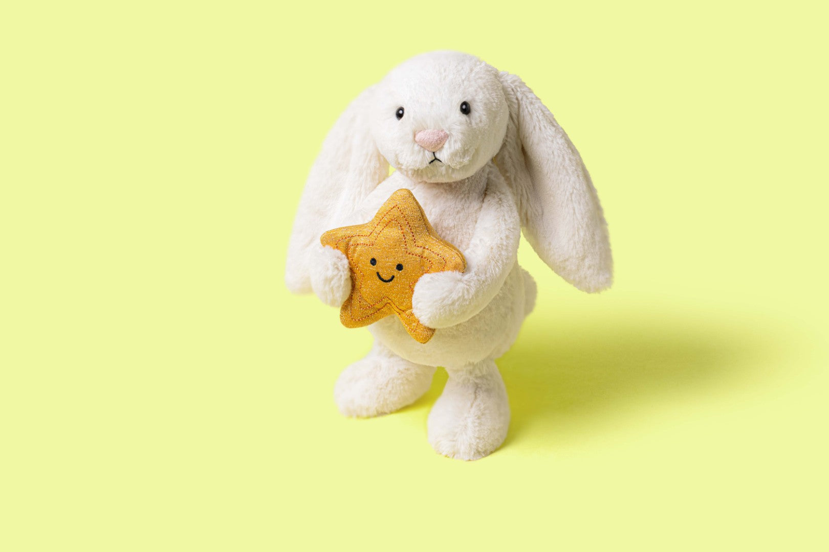 Jollytoy Cream Bunny With Star